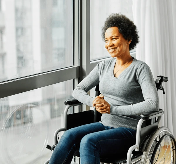 Portrait Young Woman Wheelchair By 600nw 2335743315